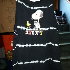 Torrid Peanuts Tie Dyed Tank Top